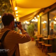 تصوير الطعام والمقاهي