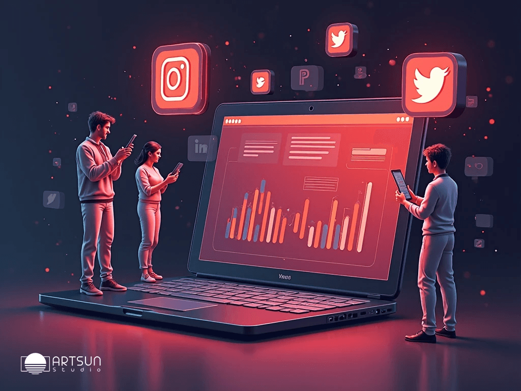 پشتیبانی شبکههای اجتماعی در دبی