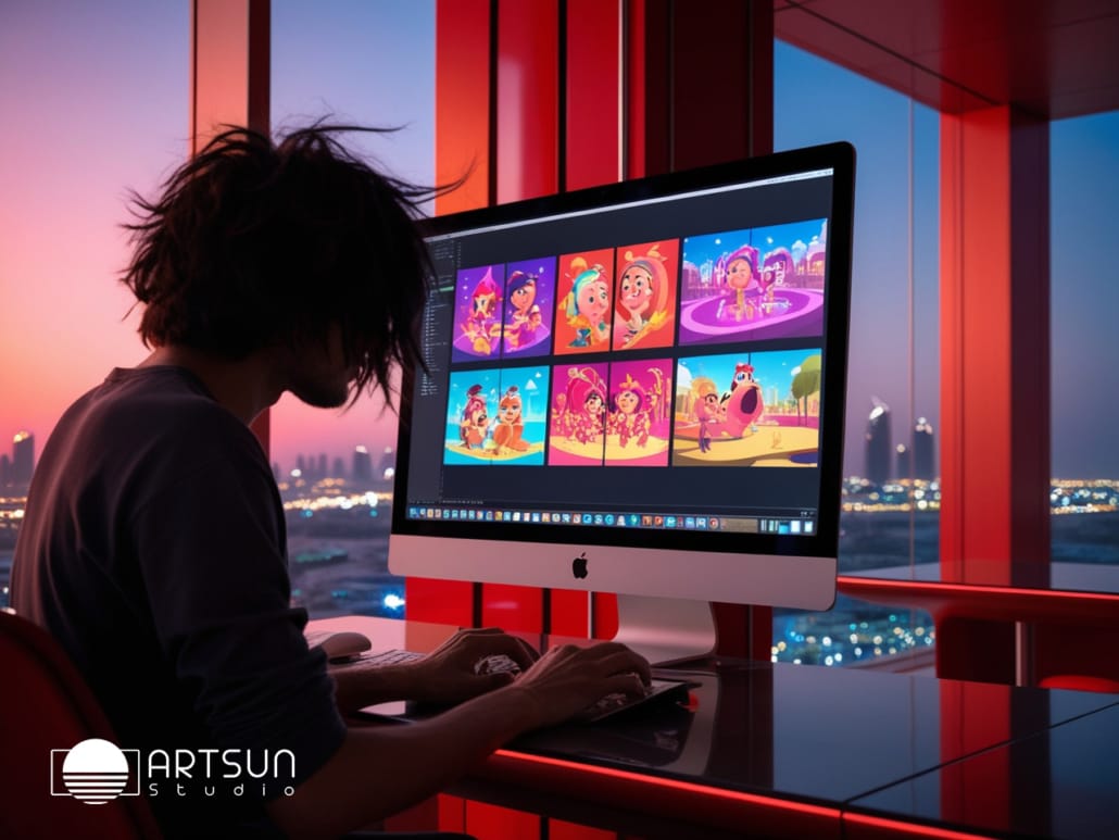 فرآیند تولید انیمیشن