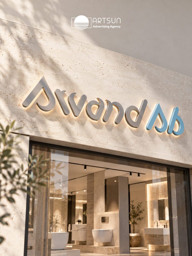 Arvand Ab logo design by Art Sun Studio
