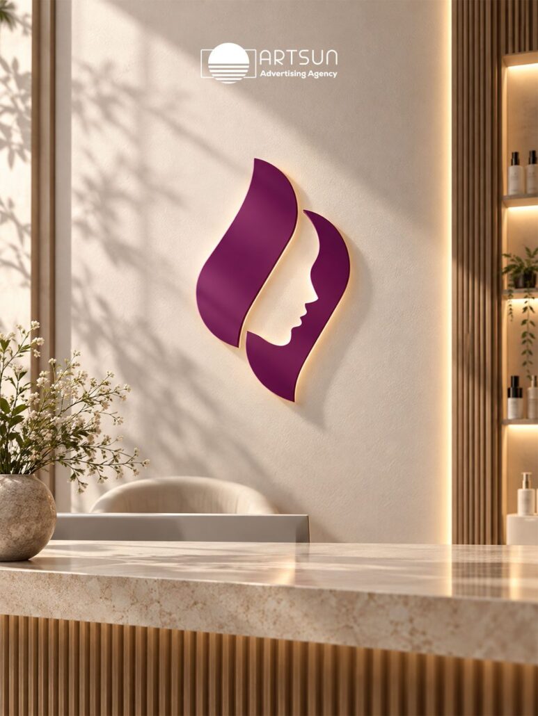Beauty salon logo design by Art Sun Studio