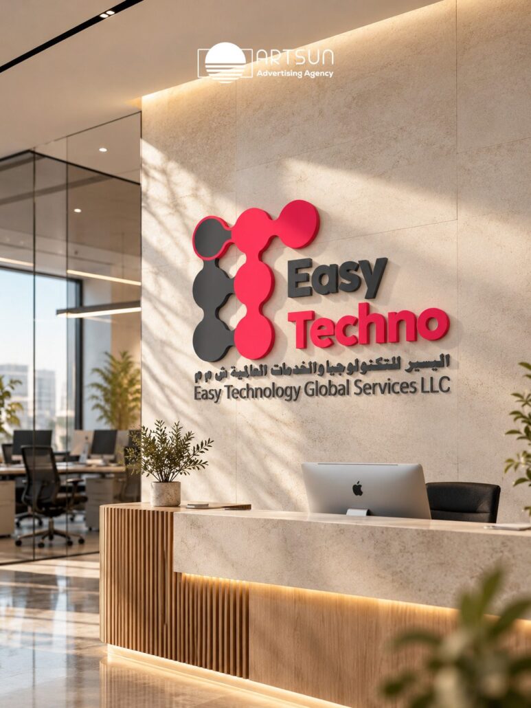 Easy Techno logo design by Art Sun Studio
